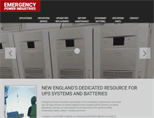 Tablet Screenshot of emergencypowerinc.com